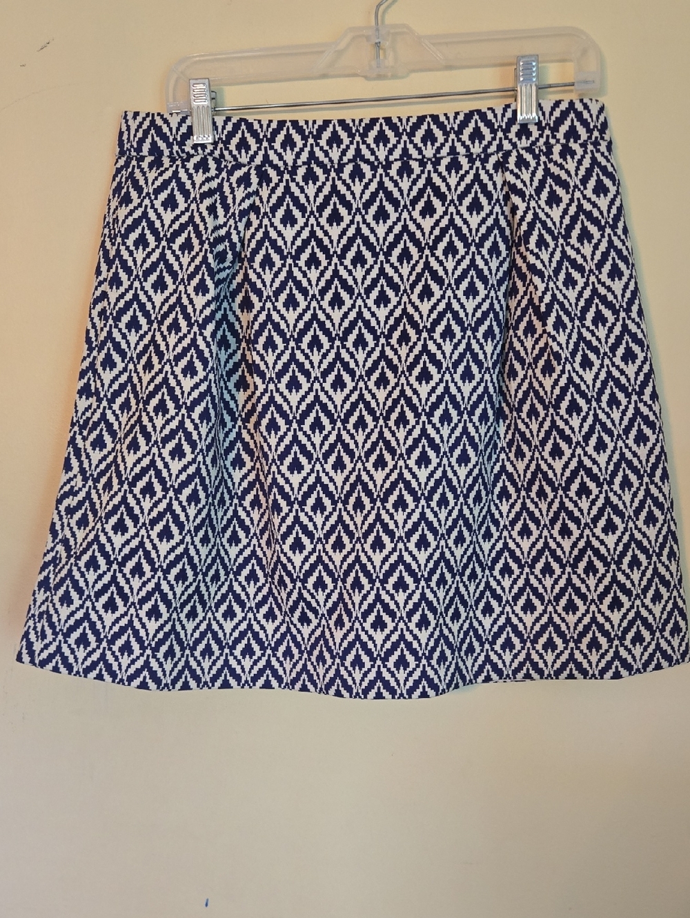 J. Crew Factory Navy and White A-Line